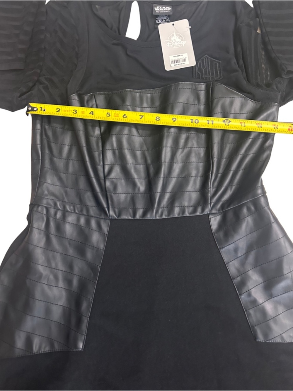 Star Wars The Last Jedi Kylo Ren Helmet Dress SZ Medium Cosplay Dark Side NWT - Picture 8 of 11